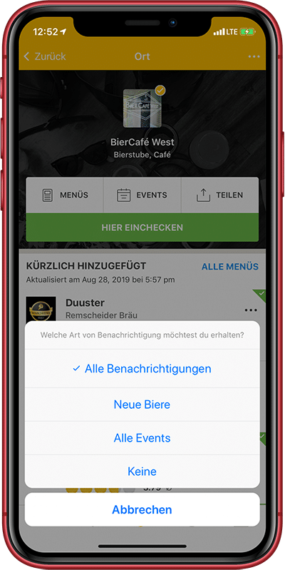 BierCafé West auf Untappd