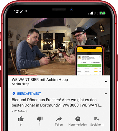Untapped bei WE WANT BIER auf YouTube