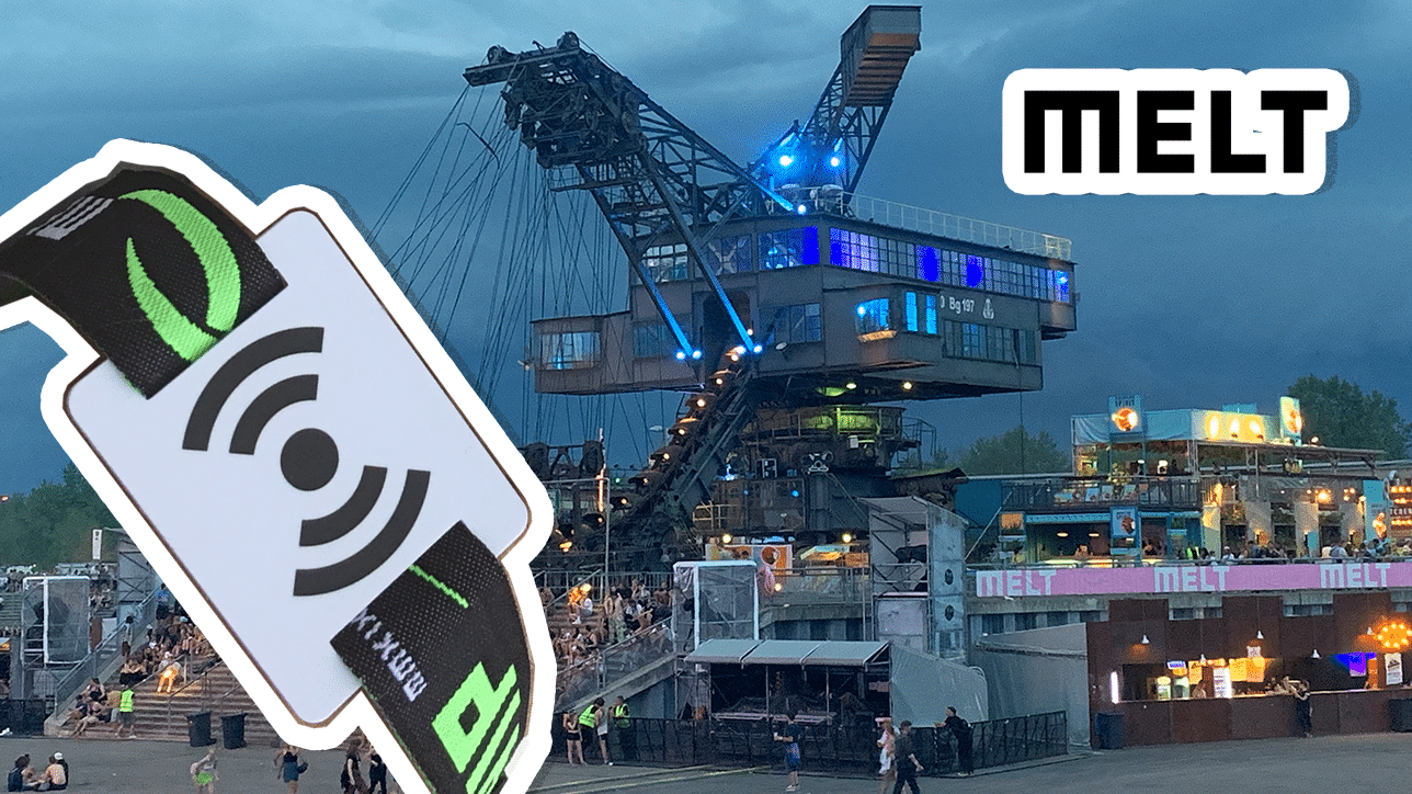 Bargeldlos auf dem Melt Festival